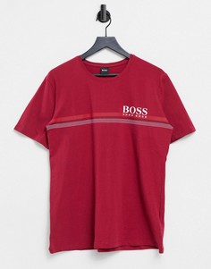 Красная футболка с логотипом BOSS Bodywear-Красный