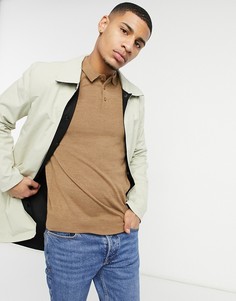 Двусторонний тренч черного и светло-бежевого цвета ASOS DESIGN-Черный цвет