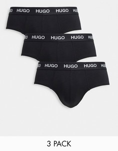 Черные трусы-хипстеры HUGO Bodywear-Черный цвет