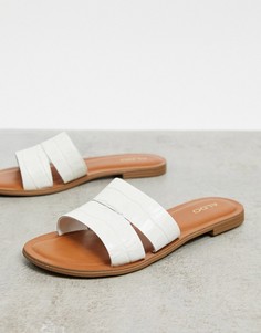 Белые мюли-сандалии Aldo-Белый
