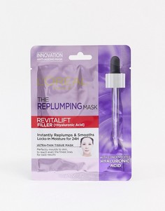 Восстанавливающая маска-салфетка LOreal Paris Revitalift Filler Replumping-Бесцветный L'Oreal