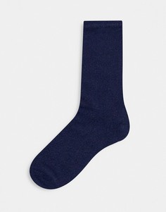 Темно-синие уютные носки для дома & Other Stories-Темно-синий