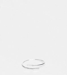 Серебряное кольцо в виде скрученной стрелы Kingsley Ryan Curve-Серебристый