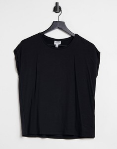 Черная футболка с овальным вырезом Vero Moda Aware-Черный цвет