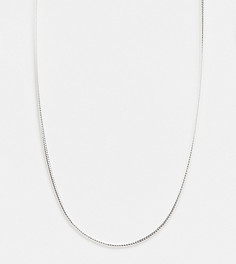 Серебряное ожерелье-цепочка Kingsley Ryan Curve-Серебристый