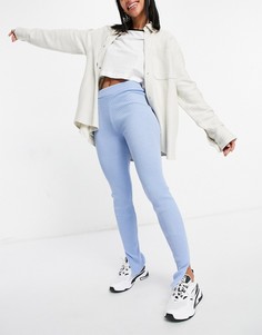 Голубые трикотажные леггинсы I Saw It First-Голубой