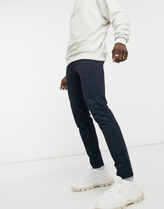 Темно-синие легкие эластичные чиносы узкого кроя в стиле милитари Polo Ralph Lauren-Темно-синий