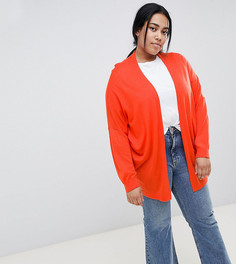 Кардиган тонкой вязки ASOS DESIGN Curve-Красный