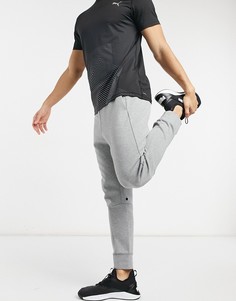 Серые спортивные штаны с логотипом PUMA Classic Tech-Черный цвет