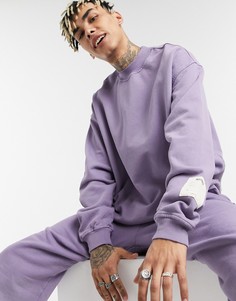 Фиолетовый oversized-свитшот Jaded London-Фиолетовый цвет