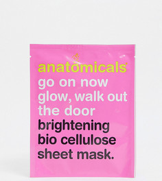 Тканевая осветляющая маска для лица Anatomicals-Бесцветный