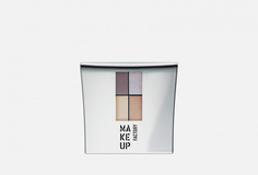 4-х цветные тени для глаз Make Up Factory