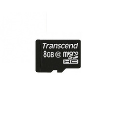 Карта памяти 8Gb - Transcend - Micro Secure Digital HC Class 10 TS8GUSDC10