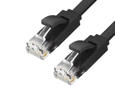 Сетевой кабель GCR Prof UTP cat.6 RJ45 7.5m Black GCR-LNC616-7.5m Greenconnect