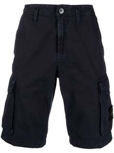 Stone Island шорты карго с нашивкой-логотипом