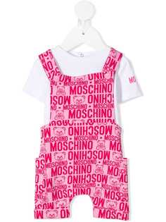 Moschino Kids костюм-двойка с логотипом