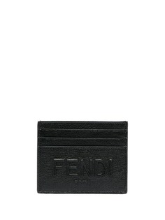 Fendi картхолдер с тиснением