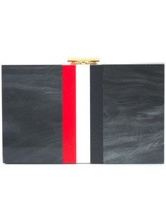 Thom Browne бокс-клатч с полосками
