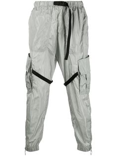 Off-White брюки карго с эластичным поясом