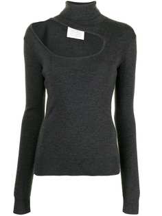 Monse джемпер с высоким воротником и вырезом