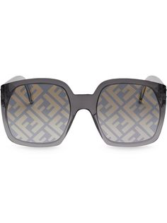 Fendi солнцезащитные очки с логотипом FF