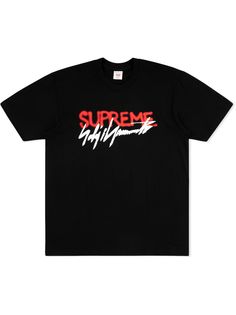 Supreme футболка с логотипом из коллаборации с Yohji Yamamoto