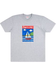 Supreme футболка Sailboat