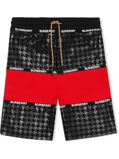 Burberry Kids спортивные шорты с логотипом