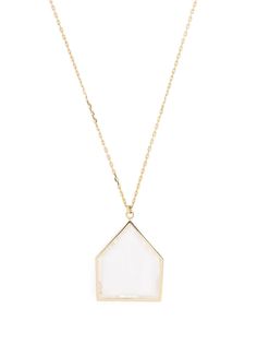 Metier by Tom Foolery колье Crystal Grande Maison из желтого золота с подвеской