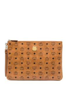 MCM клатч с монограммой