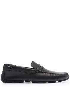 Bally лоферы Pablon из зернистой кожи