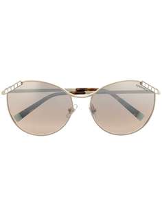 Tiffany & Co Eyewear солнцезащитные очки Wheat Leaf в оправе кошачий глаз