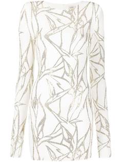 Alexandre Vauthier платье мини с бисером