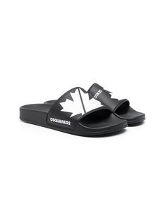 Dsquared2 Kids шлепанцы с логотипом