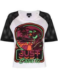 Just Cavalli футболка с графичным принтом