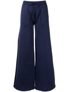 Cynthia Rowley брюки широкого кроя с кулиской