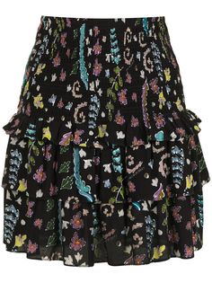 Cynthia Rowley юбка Hazel со сборками