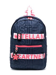 Stella McCartney Kids стеганый рюкзак с логотипом