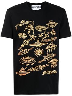 Moschino футболка с графичным принтом