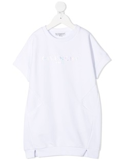 Givenchy Kids платье-футболка с логотипом