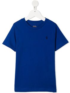 Ralph Lauren Kids футболка с вышитым логотипом