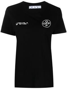 Off-White футболка с короткими рукавами и логотипом