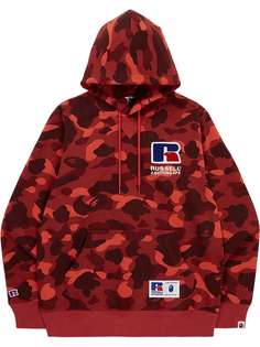 A BATHING APE® худи Colour Camo College из коллаборации с Russell