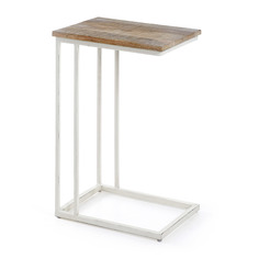 Приставной столик shadow (la forma) белый 45x65x35 см.