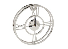 Часы настенные металлические круглые (garda decor) серебристый 30x30x5 см.