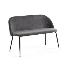 Диван mystere (la forma) серый 120x77x55 см.