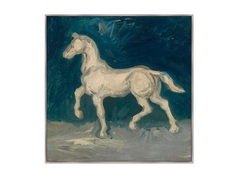 Репродукция картины на холсте horse 1886г. (картины в квартиру) мультиколор 105x105 см.