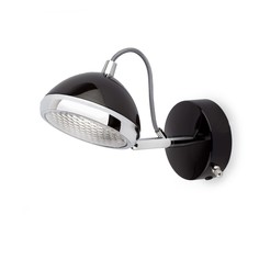 Бра lampetta (faro) черный 14x26 см.