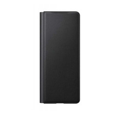 Чехол (клип-кейс) SAMSUNG Leather Cover, для Samsung Galaxy Z Fold2, черный [ef-ff916lbegru]