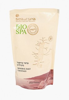 Соль для ванн Sea of Spa Ароматическая цветная соль с активными компонентами Мертвого моря с натуральным ароматом, 500 г